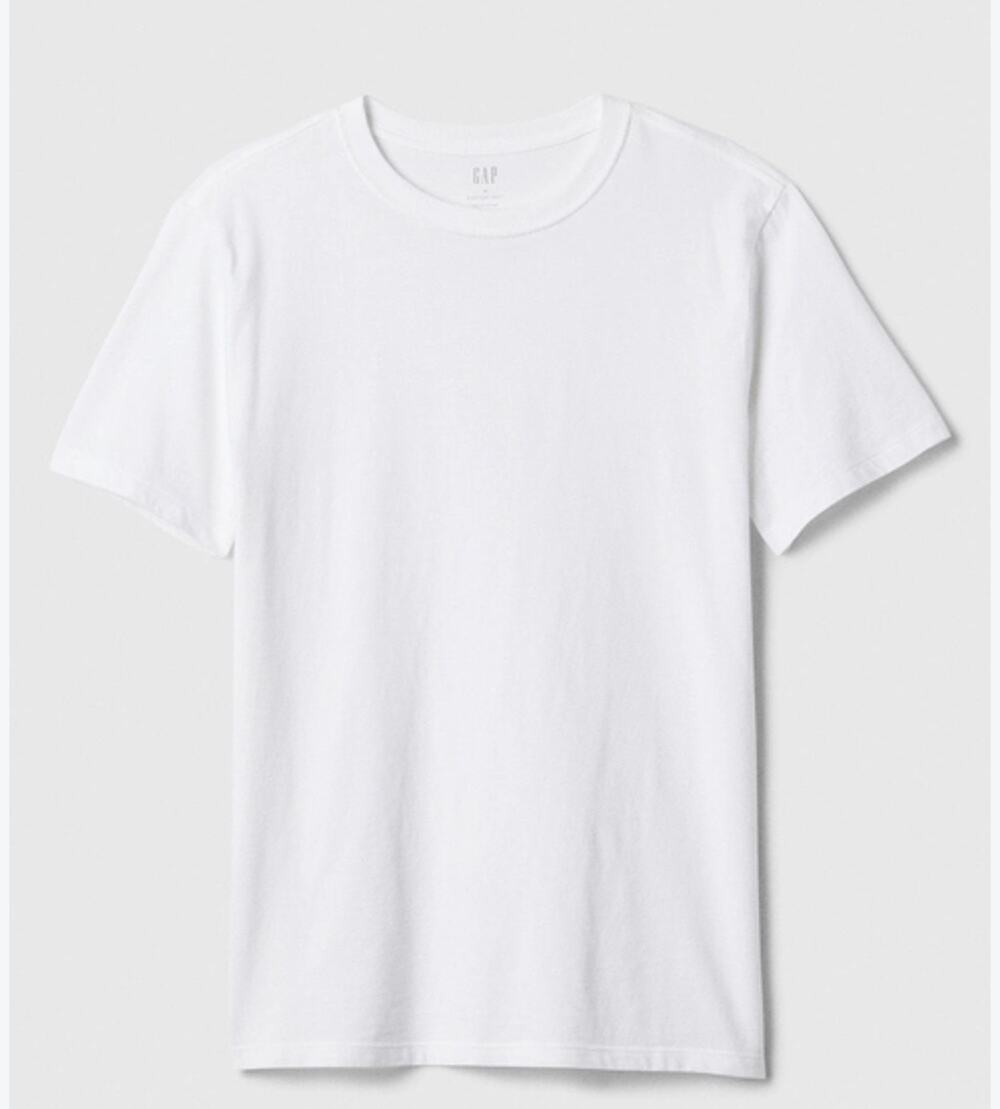 Gap Crew shirt 2 pieces Black and White Sz Large Women’s $24.99 each